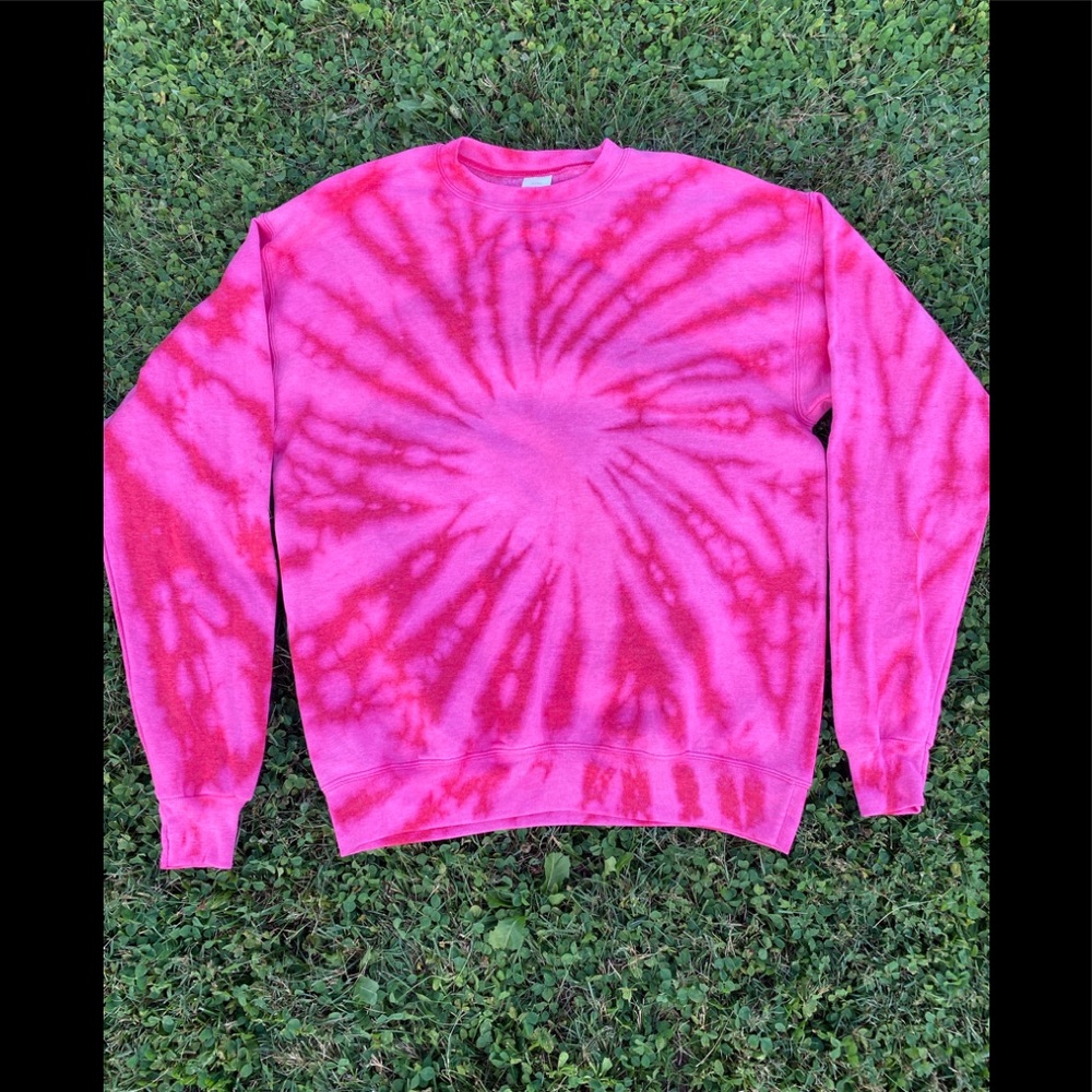 Acid washed (test shirt) bleach tie dye